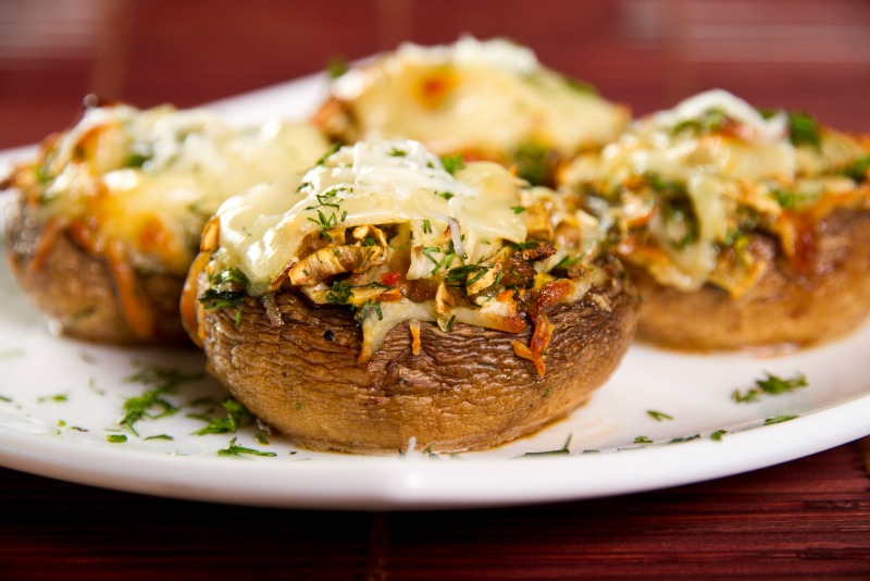 Baked stuffed mushrooms Recipe