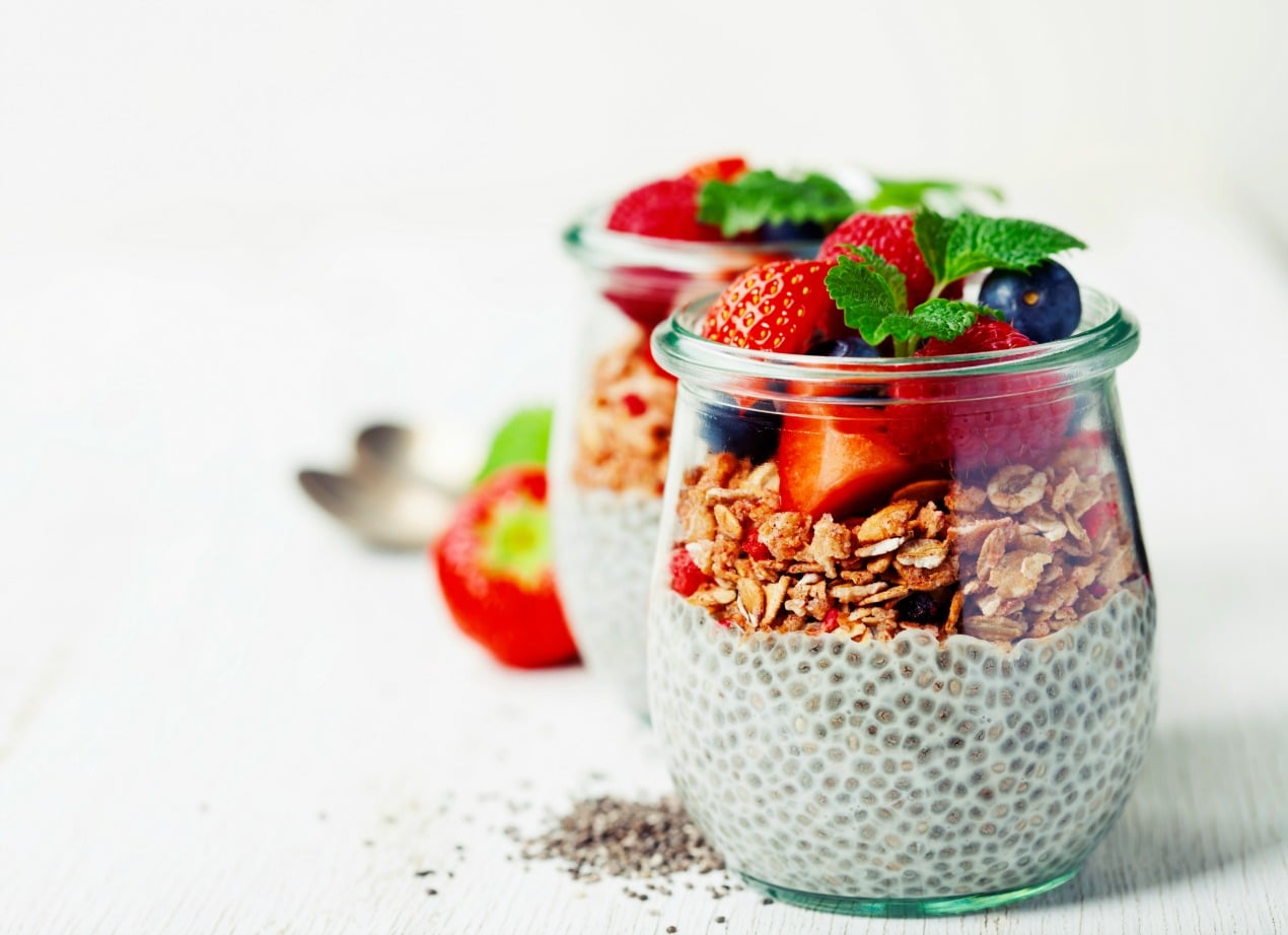 Chia pudding parfait Recipe