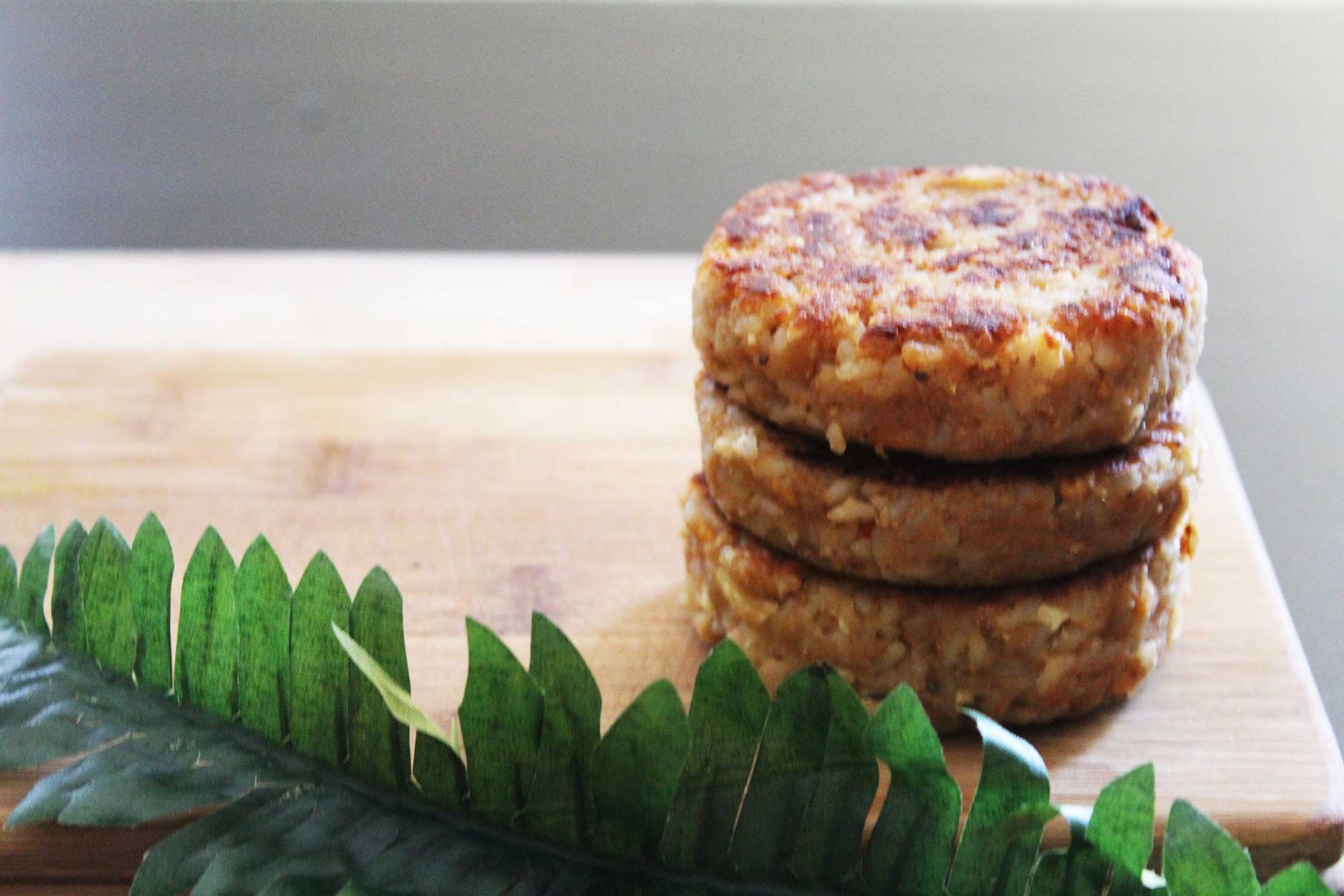 rice and tahini burgers
