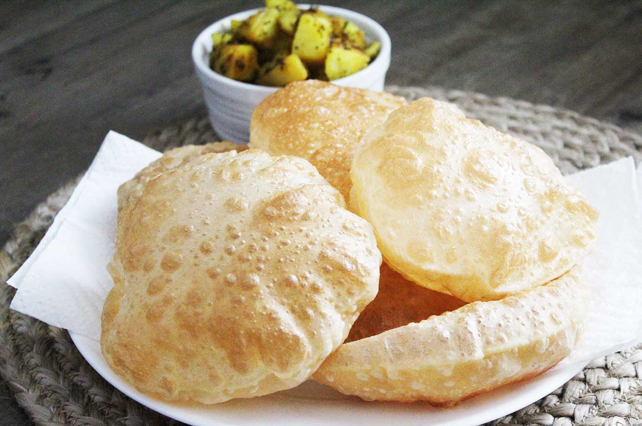 Whole wheat puris