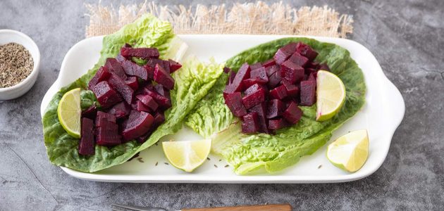 Mediterranean beet salad