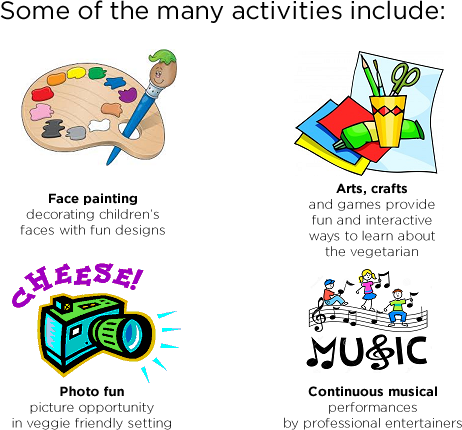 children activities veggie fest