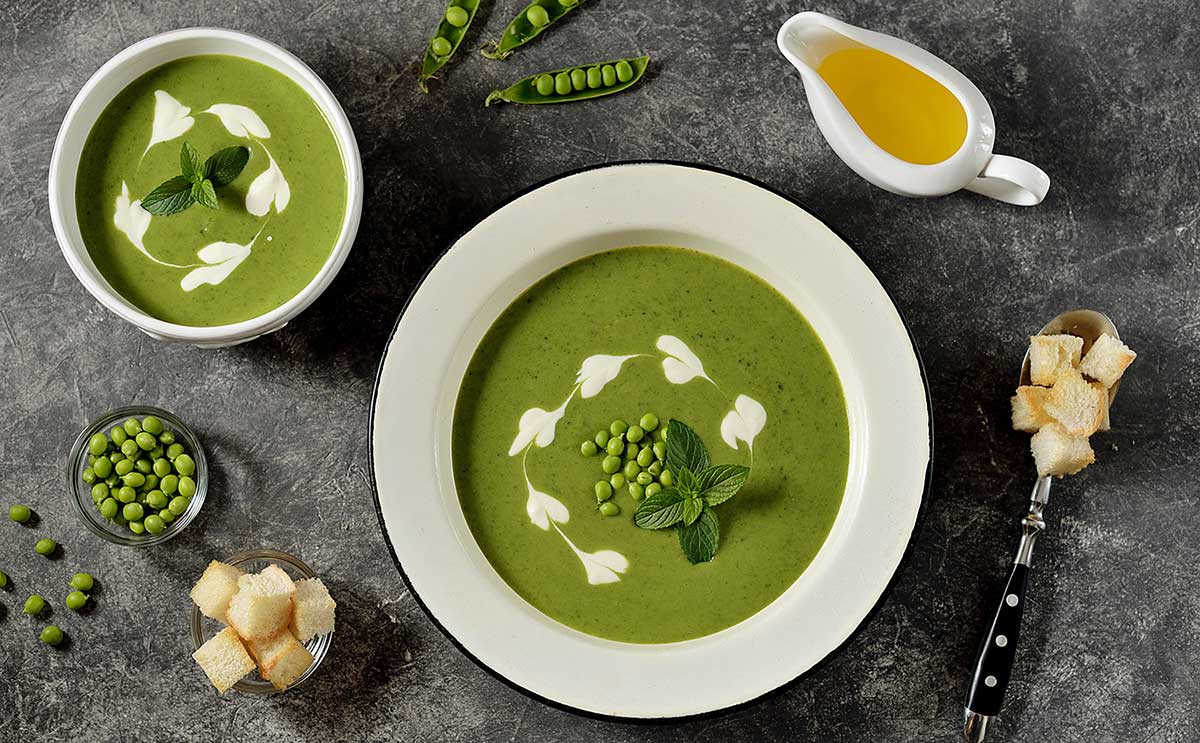 pea and mint