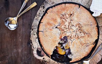 21-pie Peach Blueberry Cobbler