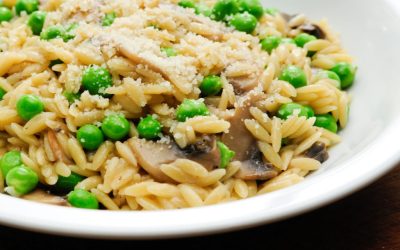 Orzo with Peas