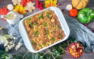 Stuffed-Tofu-Roast-With-Savory-gravy