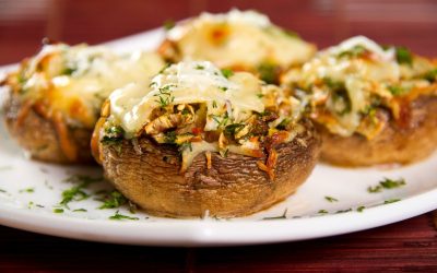 Baked stuffed mushrooms Recipe