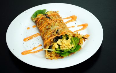 Eggless potato omelet Recipe