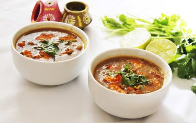 Mung Beans with Veggies Soup